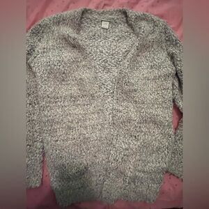 Cozy Gray Women's Sweater- Cotton Emporium- Large